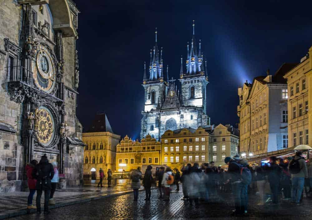 póliza internacional para Praga