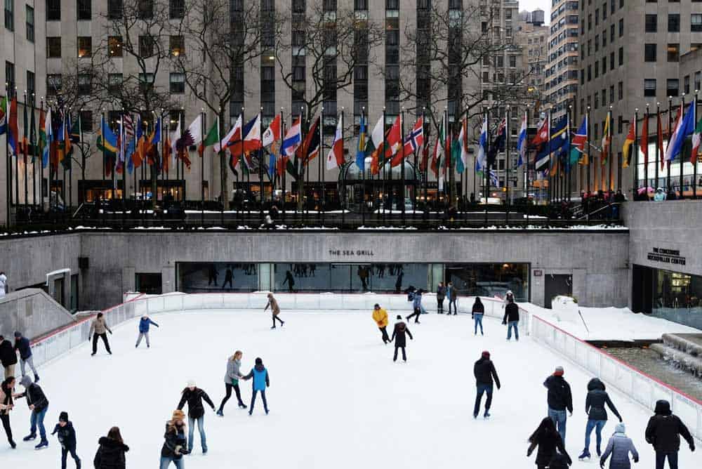 Patinar sobre hielo en Nueva York