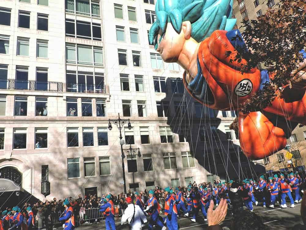 Son Goku en el Desfile de Macy’s