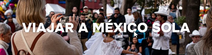 Mujer en viaje a México