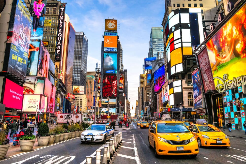 vistas de times square em nova iorque